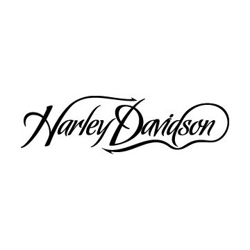 sticker autocollant lettering Harley Davidson pour deco moto