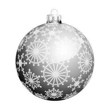 Christmas Ball Silver
