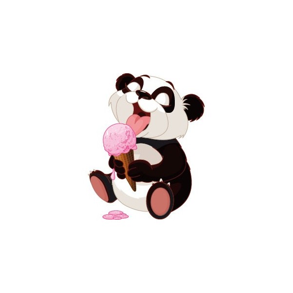 The panda and Ice Cream