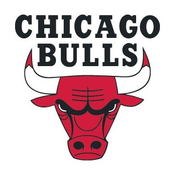 Stickers représentant le logo de l'équipe de NBA : Chicago Bulls