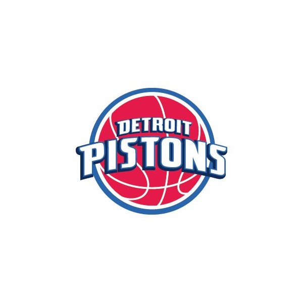 Stickers représentant le logo de l'équipe de NBA : Detroit Pistons