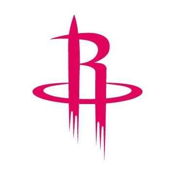 Stickers représentant le logo de l'équipe de NBA : Houston Rockets