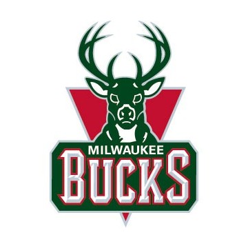 Stickers représentant le logo de l'équipe de NBA : Milwaukee Bucks