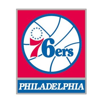 Stickers représentant le logo de l'équipe de NBA : Philadelphia 76ers