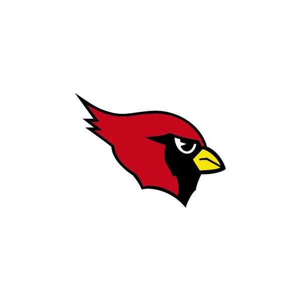 Stickers représentant le logo de l'équipe de NFL : Arizona Cardinals