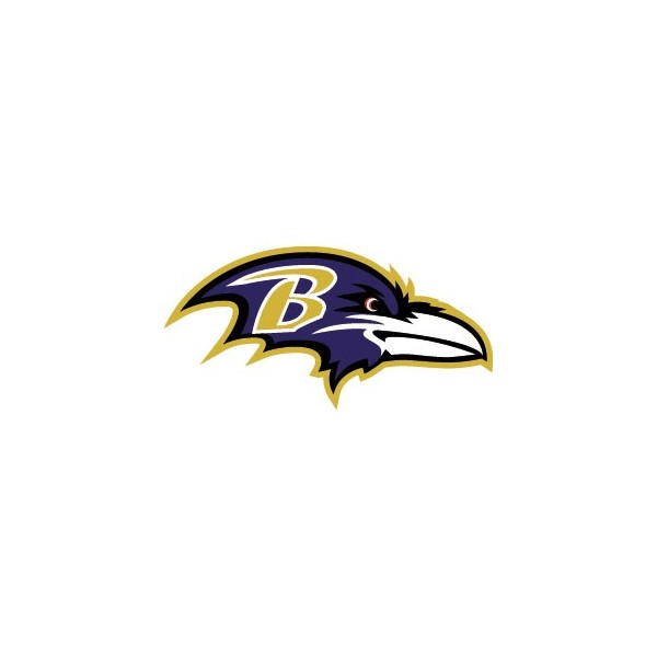 Stickers représentant le logo de l'équipe de NFL : Baltimore Ravens