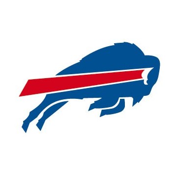 Stickers représentant le logo de l'équipe de NFL : Buffalo Bills