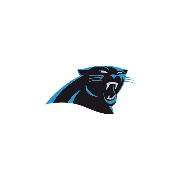 Stickers représentant le logo de l'équipe de NFL : Carolina Panthers