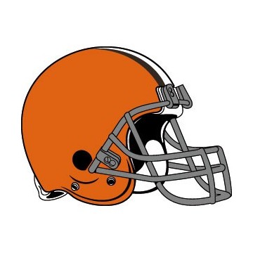 Stickers représentant le logo de l'équipe de NFL : Cleveland Browns
