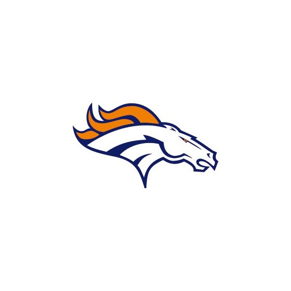 Stickers représentant le logo de l'équipe de NFL : Denver Broncos