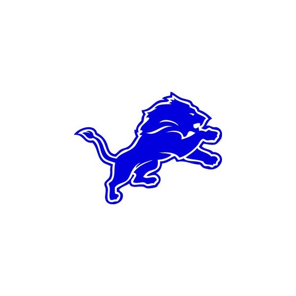 Stickers représentant le logo de l\'équipe de NFL : Detroit Lions