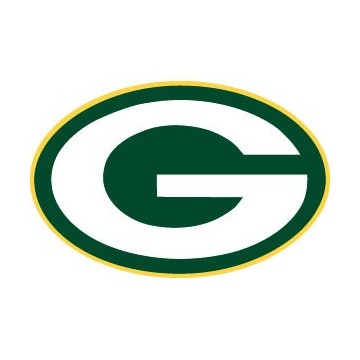 Stickers représentant le logo de l'équipe de NFL : Green Bay Packers