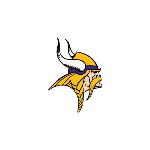 Stickers représentant le logo de l'équipe de NFL : Minnesota Vikings