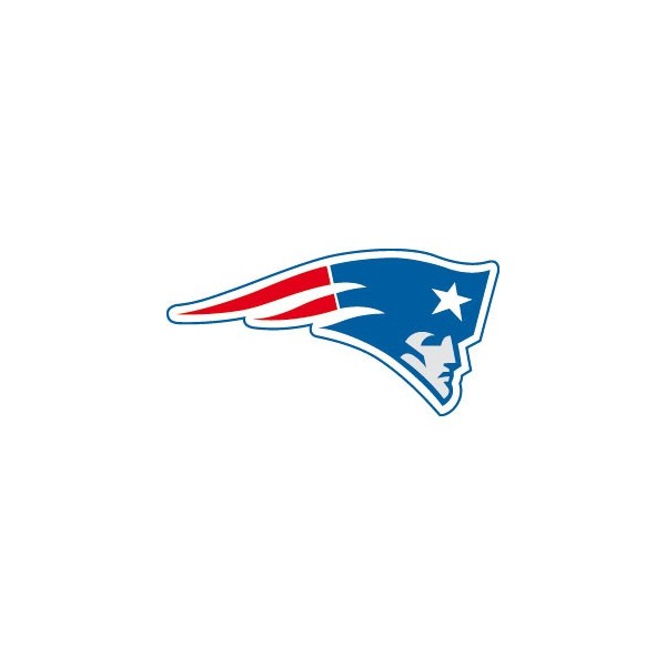 Stickers représentant le logo de l'équipe de NFL : New England Patriots