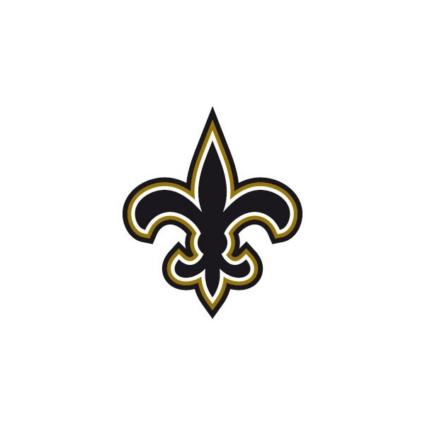 Stickers représentant le logo de l'équipe de NFL : New Orleans Saints