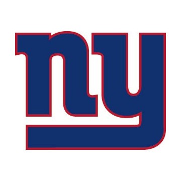 Stickers représentant le logo de l'équipe de NFL : New York Giants