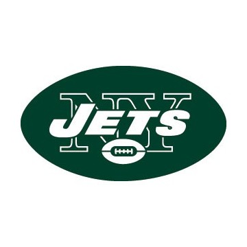 Stickers représentant le logo de l'équipe de NFL : New York Jets