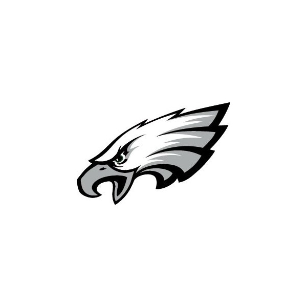 Stickers représentant le logo de l'équipe de NFL : Philadelphia Eagles