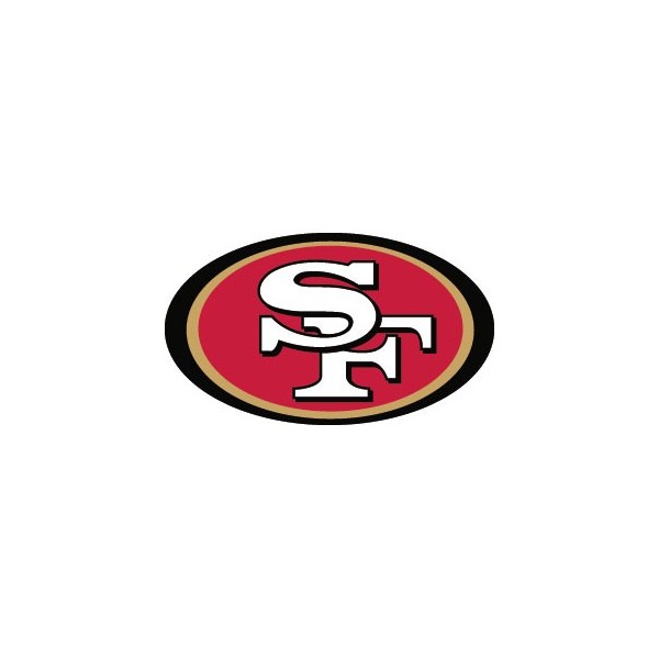 Stickers représentant le logo de l'équipe de NFL : San Francisco 49ers