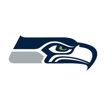 Stickers représentant le logo de l'équipe de NFL : Seattle Seahawks