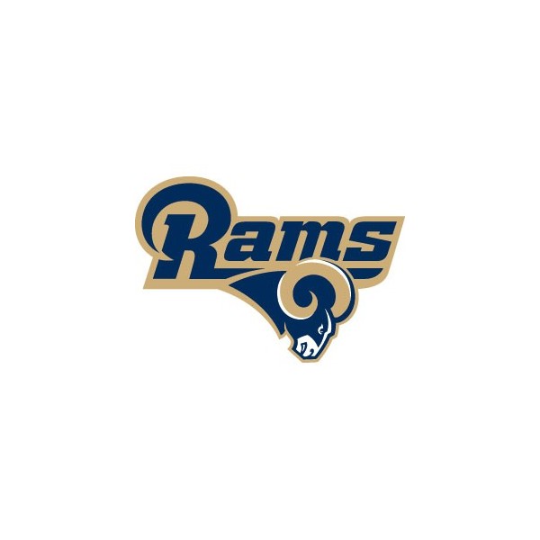 Stickers représentant le logo de l'équipe de NFL : Saint Louis Rams