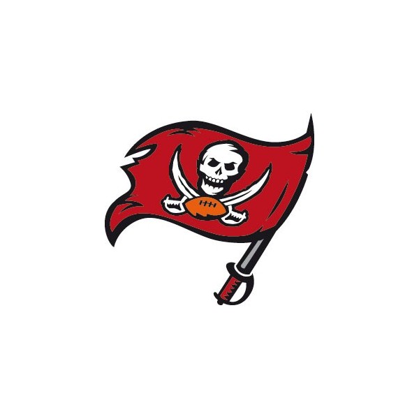 Stickers représentant le logo de l'équipe de NFL : Tampa Bay Buccaneers