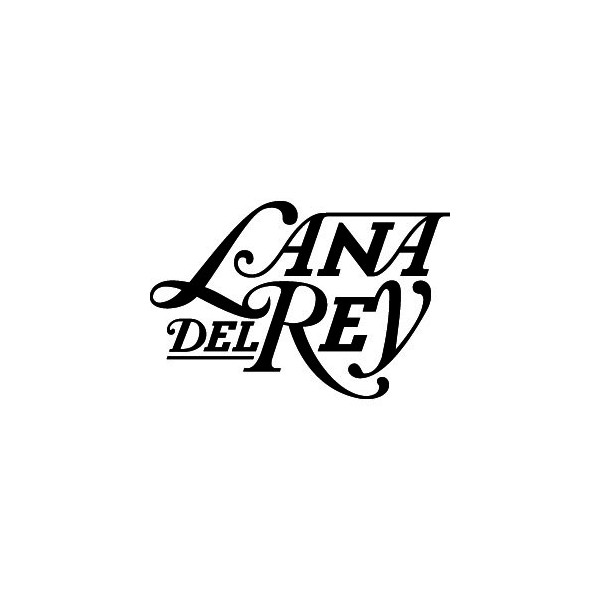 Passion Stickers - Music Decals - Lana Del Rey Logo Wallstickers