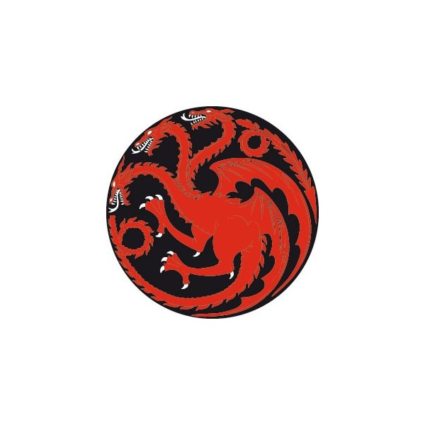 Stickers représentant le logo de la Maison Targaryen dans Game Of Thrones