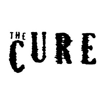 Stickers représentant le logo du groupe de musique The Cure