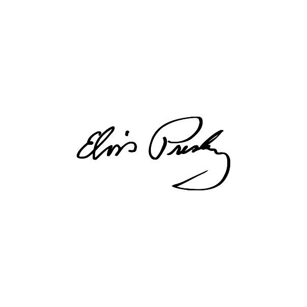 Signature Elvis Presley