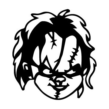 Passion Stickers - Chucky Baby Doll Wall Decals Inverser No Pochoir No ...