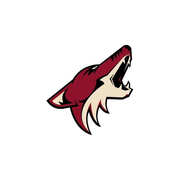 Stickers représentant le logo de l'équipe de NHL : Arizona Coyotes