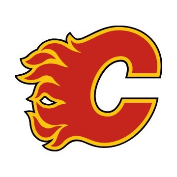 Stickers représentant le logo de l'équipe de NHL : Calgary Flames