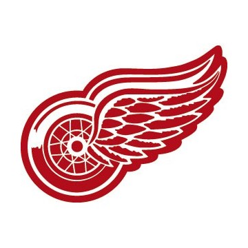 Stickers représentant le logo de l'équipe de NHL : Detroit Redwings