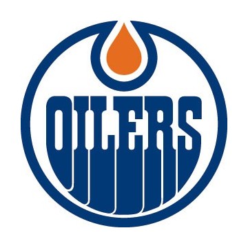 Stickers représentant le logo de l'équipe de NHL : Edmonton Oilers