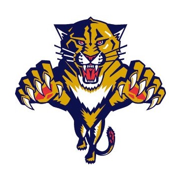 Stickers représentant le logo de l\'équipe de NHL : Florida Panthers