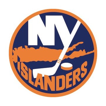 Stickers représentant le logo de l'équipe de NHL : New York Islanders