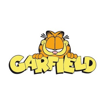 Stickers représentant le logo du chat Garfield
