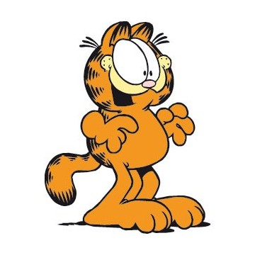 Stickers représentant le chat Garfield
