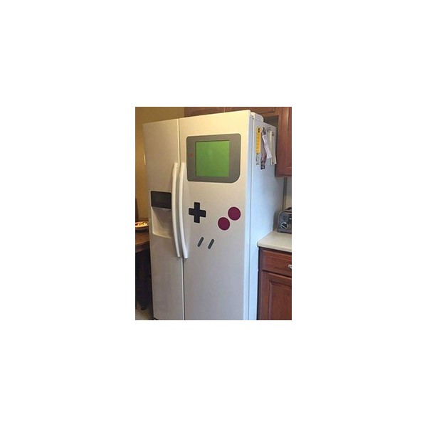 sticker imprimé d'une Game Boy pour deco de frigo