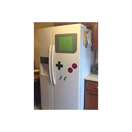 sticker imprimé d'une Game Boy pour deco de frigo