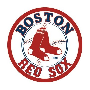 Stickers représentant le logo de l'équipe de MLB : Boston Red Sox