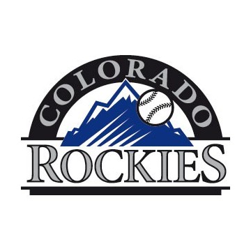 Stickers représentant le logo de l'équipe de MLB : Colorado Rockies