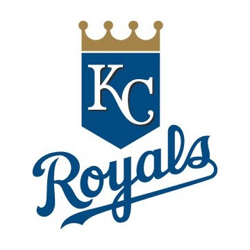 Stickers représentant le logo de l'équipe de MLB : Kansas City Royals