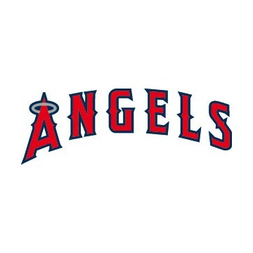 Stickers représentant le logo de l'équipe de MLB : Los Angeles Angels