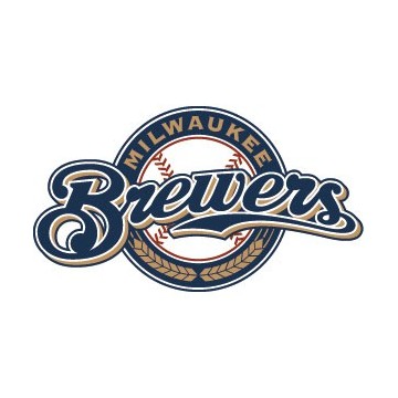 Stickers représentant le logo de l'équipe de MLB : Milwaukee Brewers