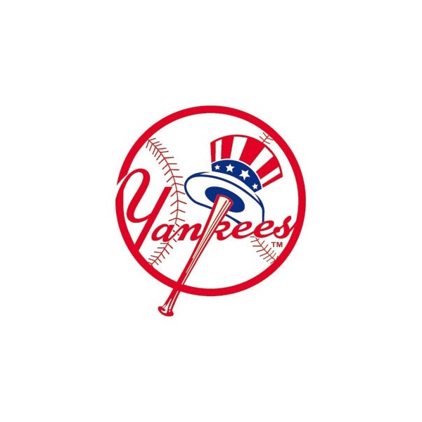 Stickers représentant le logo de l'équipe de MLB : New York Yankees