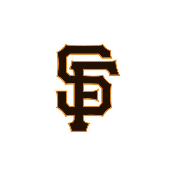 Stickers représentant le logo de l'équipe de MLB : San Francisco Giants