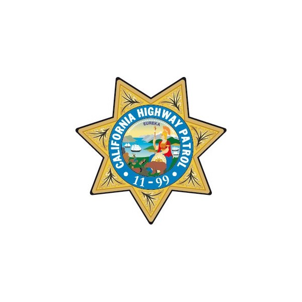 Stickers représentant le logo de la California Highway Patrol