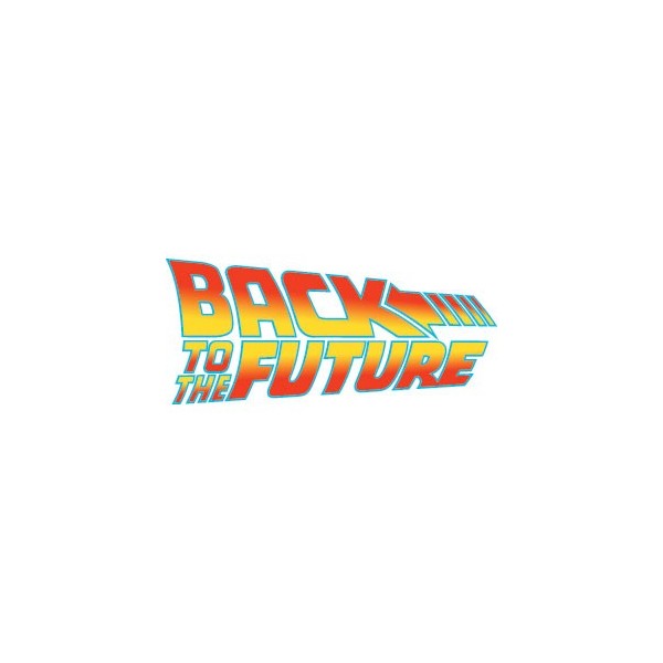 Stickers représentant le logo du célèbre film Back To The Future